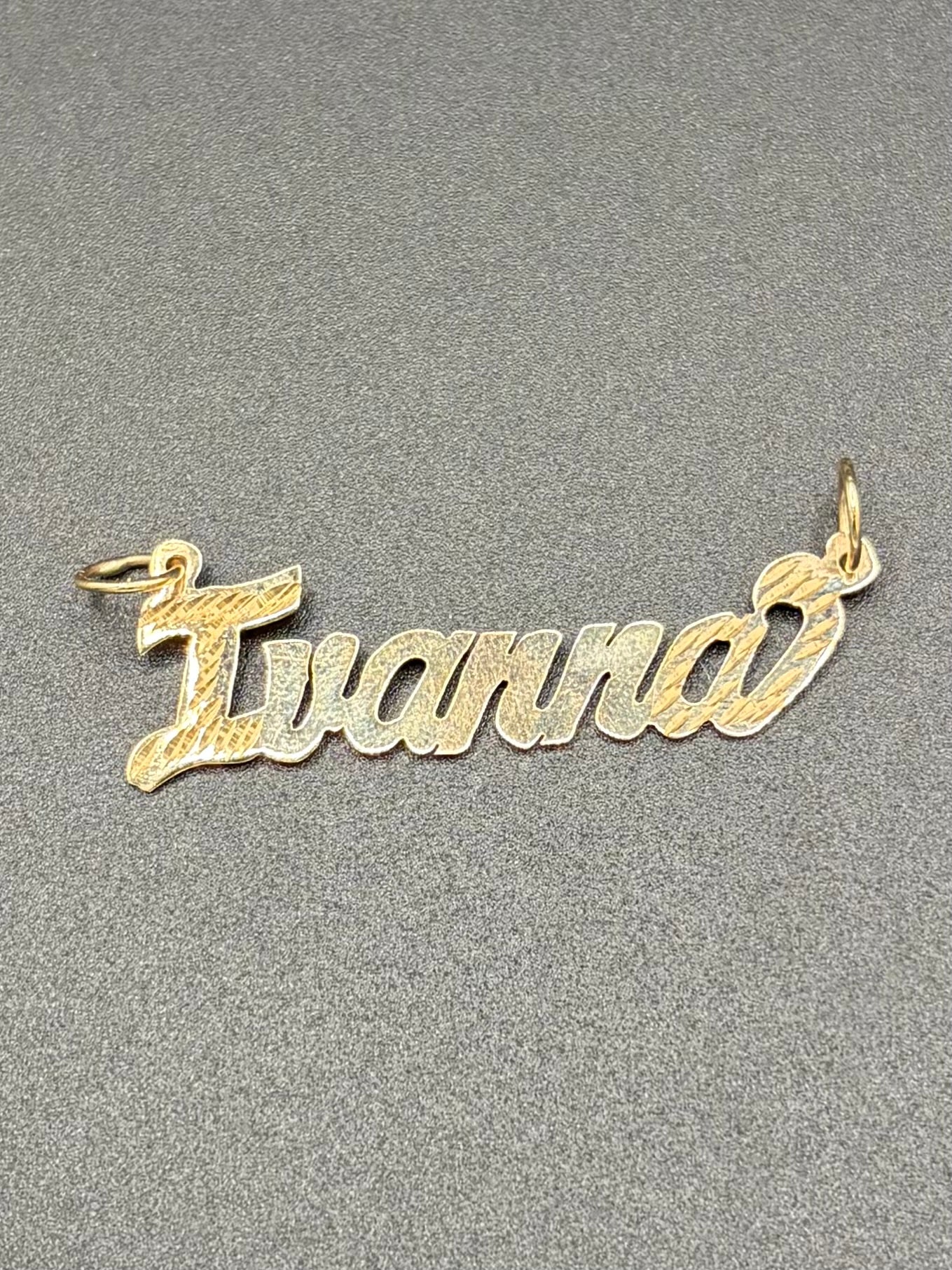 Diamond Cut Name Plate Design
