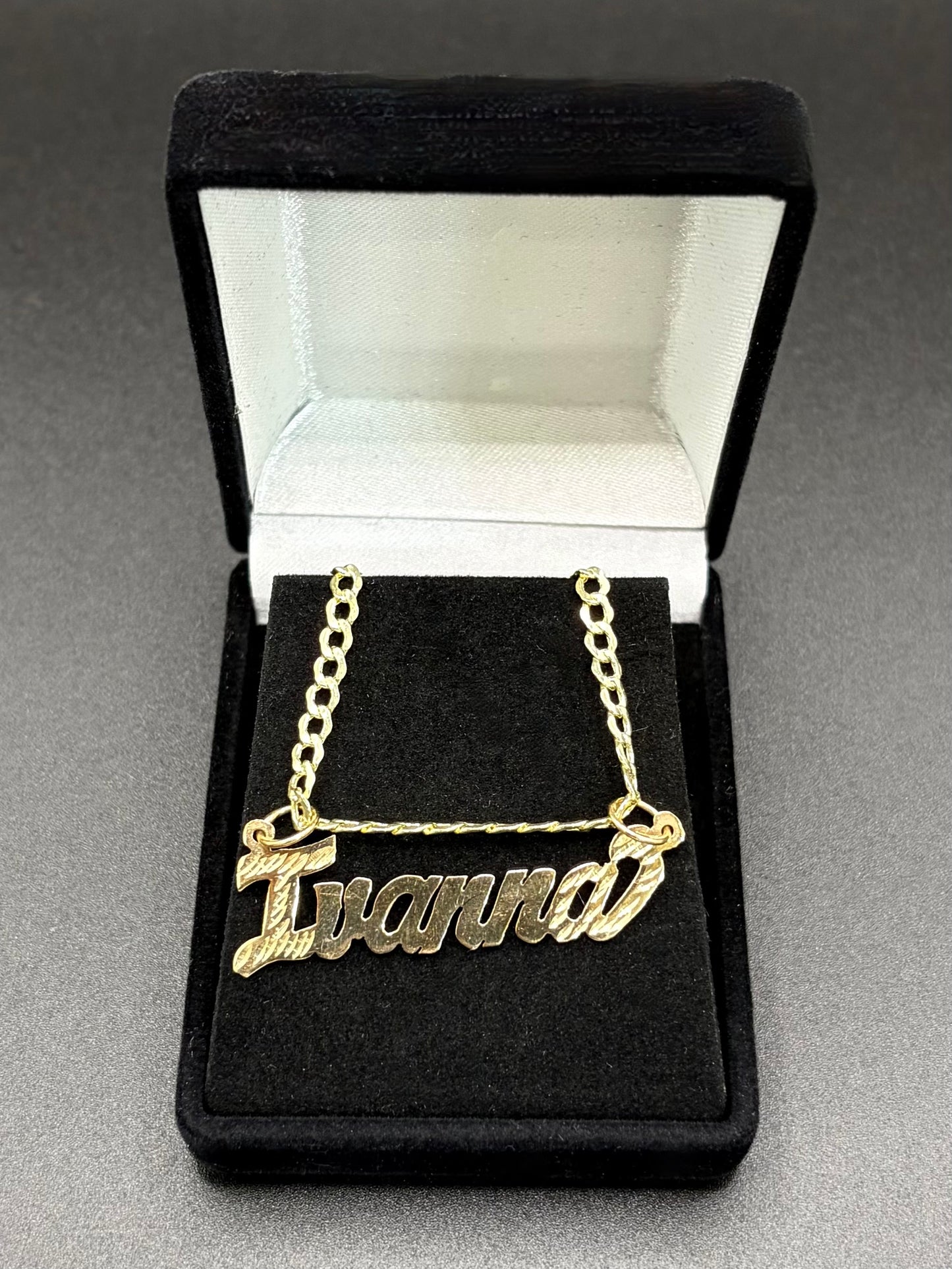 Diamond Cut Name Plate Design
