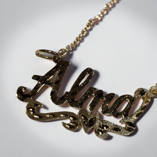 Center Heart Name Plate